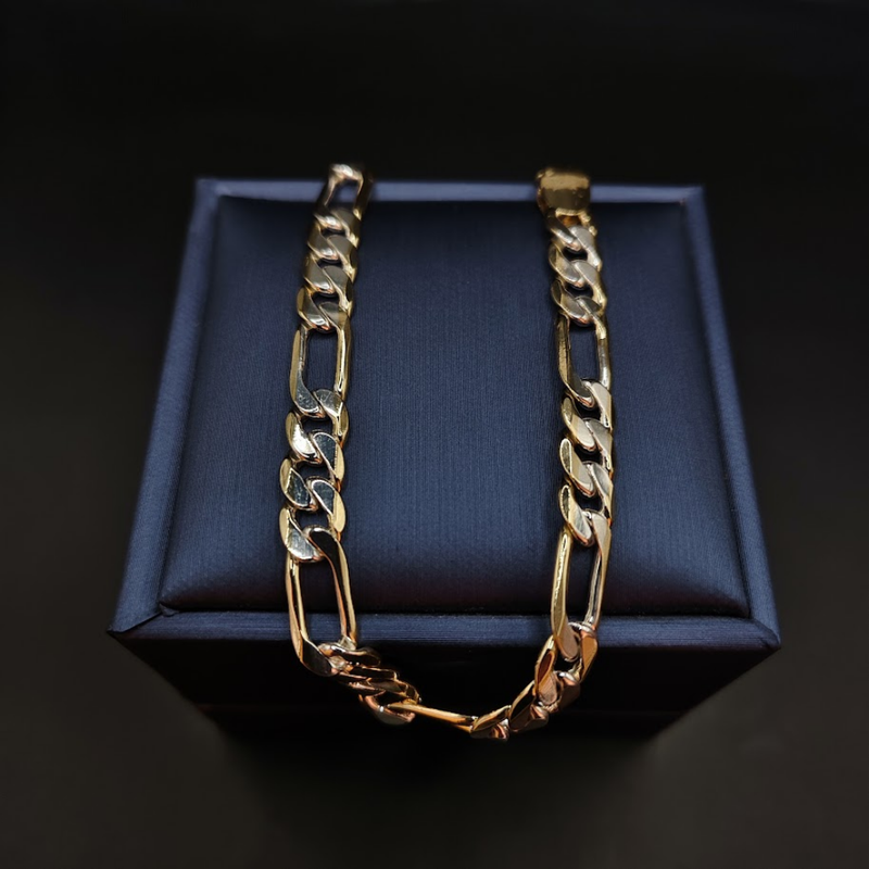 Pulso Tejido Figaro - Oro Laminado