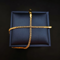 Pulso Tejido Entrelazado - Oro Laminado