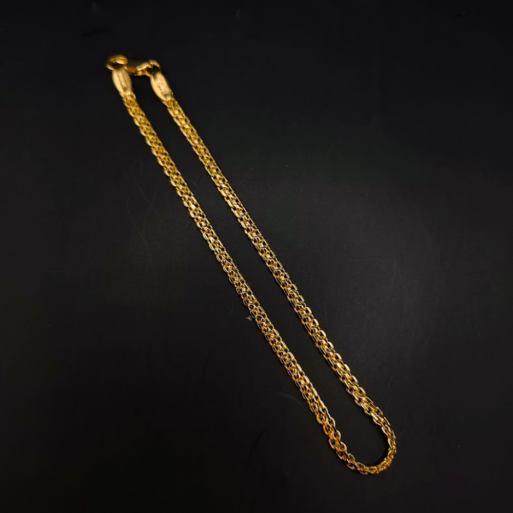 Pulso Tejido Entrelazado - Oro Laminado