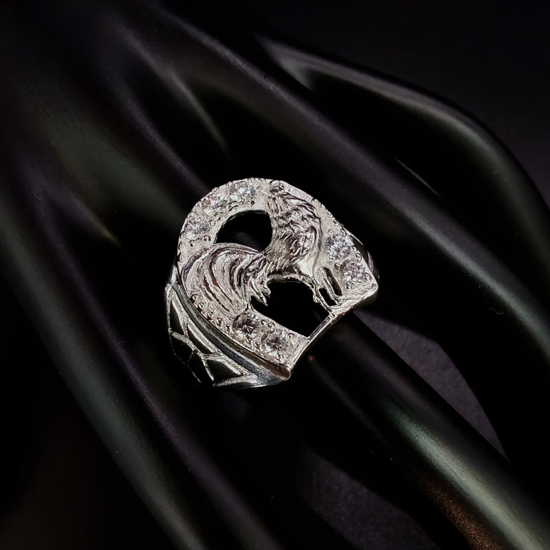 Anillo Gallo -  Plata