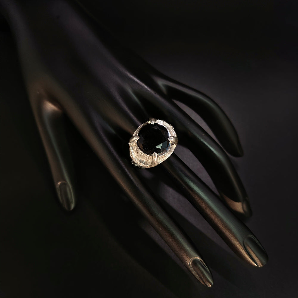Anillo Perla Negra 2 - Plata