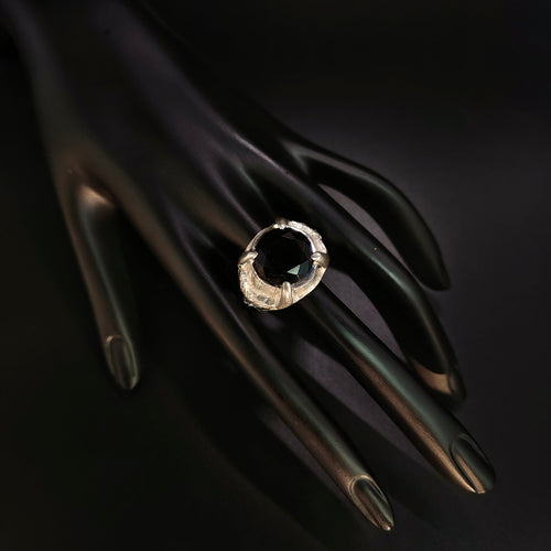 Anillo Perla Negra 2 - Plata