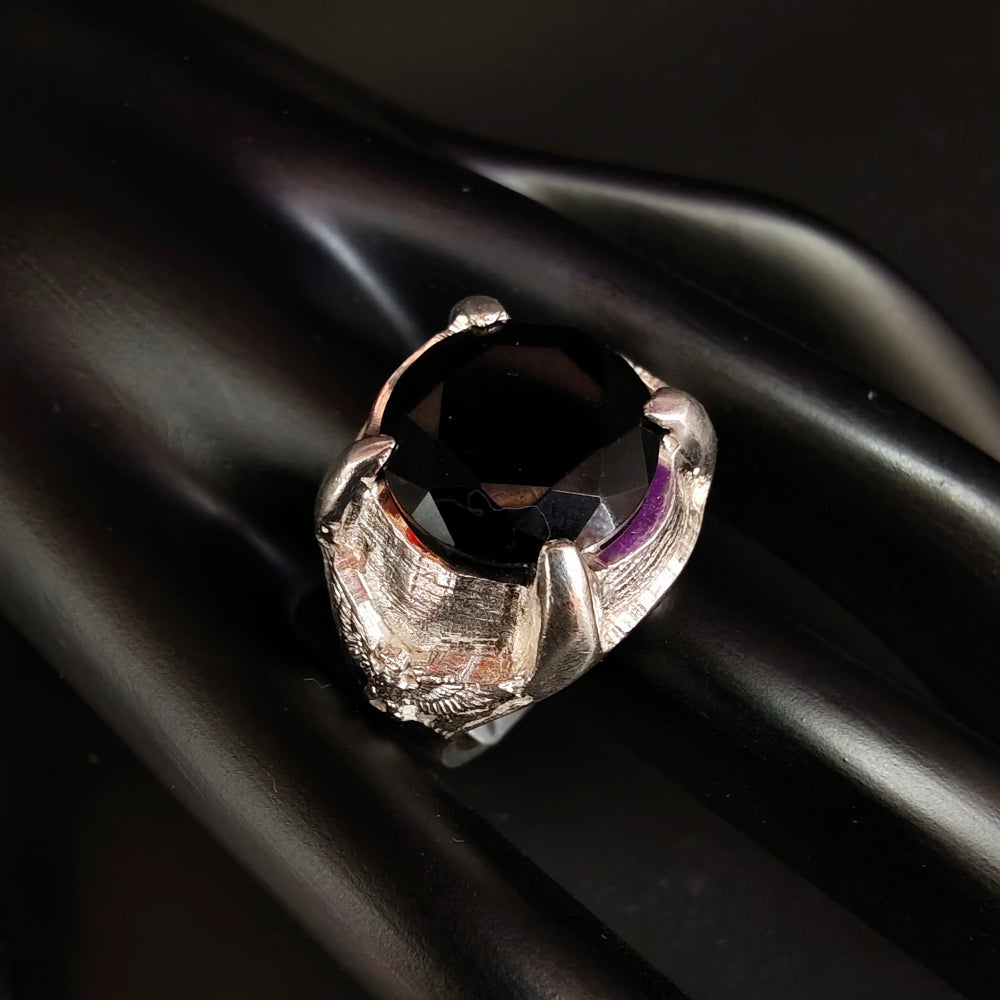 Anillo Perla Negra 2 - Plata