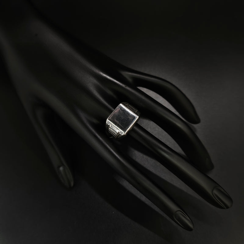 Anillo Cuadrado - Plata