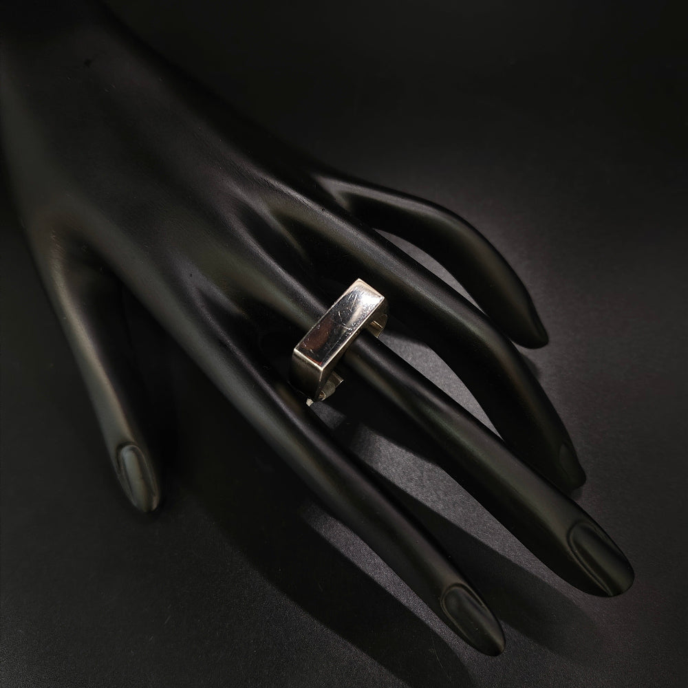 Anillo Rectangular - Plata