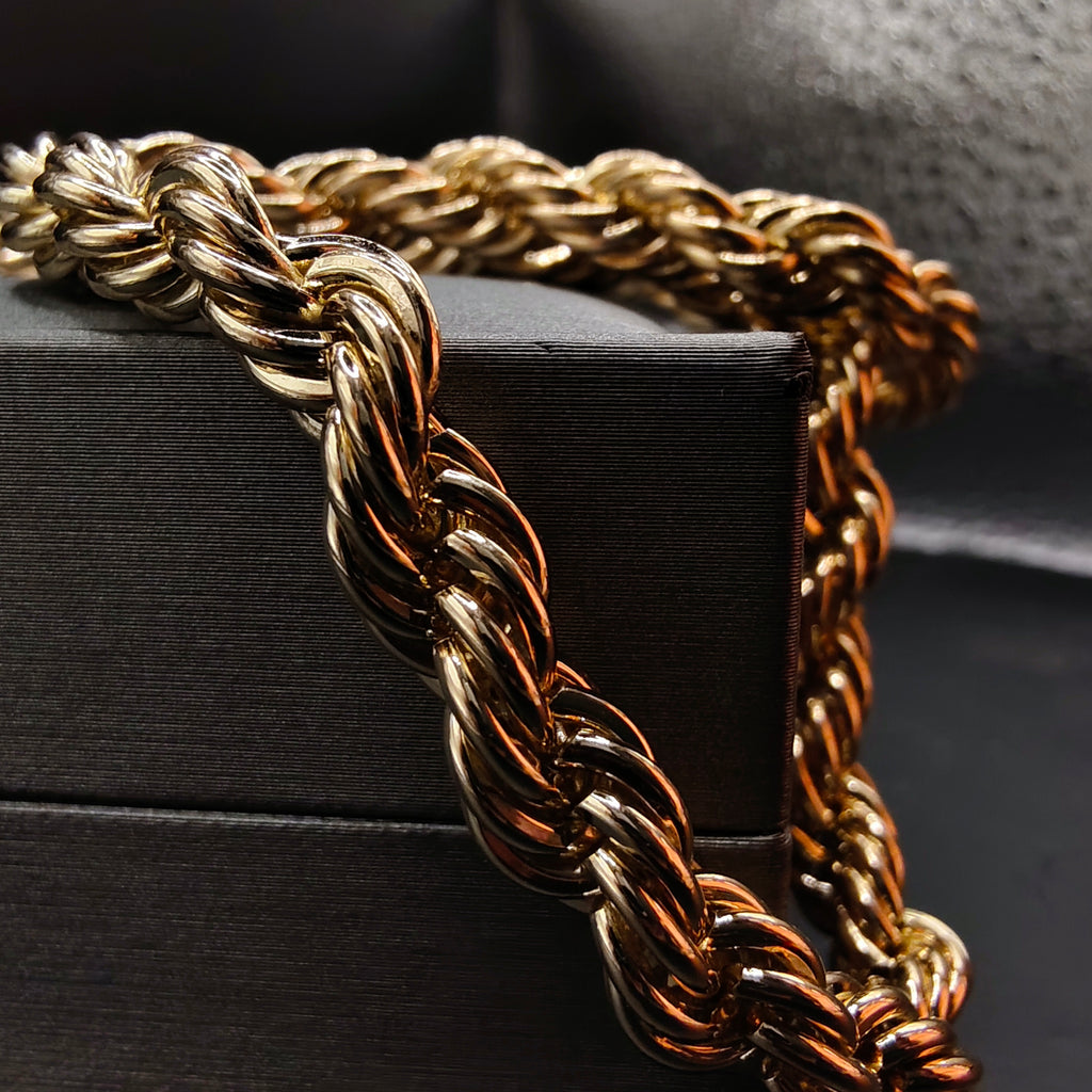 Cadena Torzal - Oro Laminado